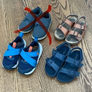 Kids size 9 shoe lot